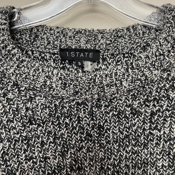 NWOT 1. State Eyelash Fringe Sweater - Picture 4 of 6